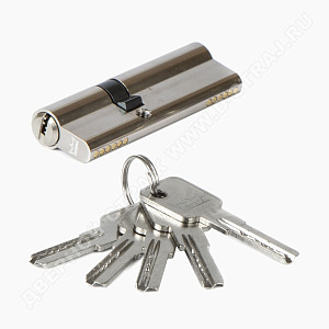 DORMA Цилиндровый механизм CBR-1 90 (35х55) ключ/ключ, никель #171270